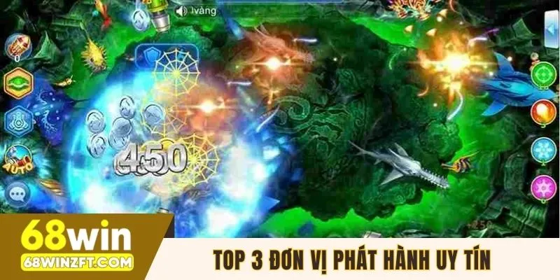 Top 3 đơn vị phát hành hợp tác cùng nhà cái uy tín